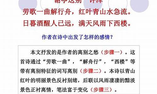 语文古诗文鉴赏答题技巧_语文古诗文鉴赏答题技巧8种题型