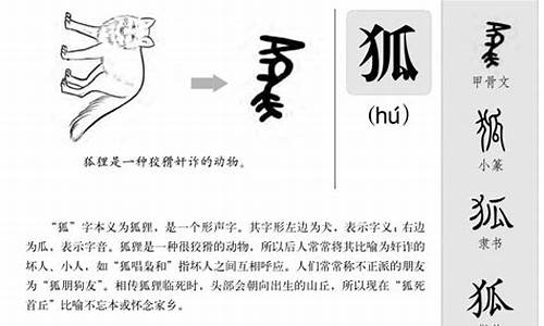 狐字组词_狸字组词